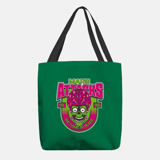 Mars Attacks We Come In Peace-None-Basic Tote-Bag-CarloJ1956