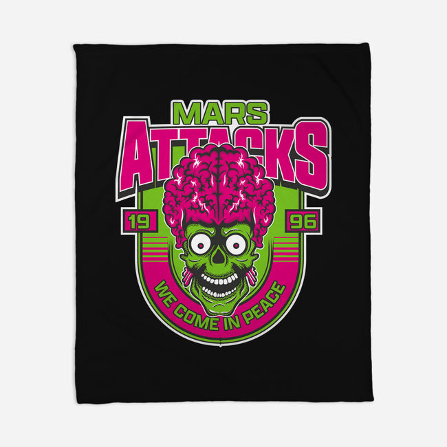 Mars Attacks We Come In Peace-None-Fleece-Blanket-CarloJ1956