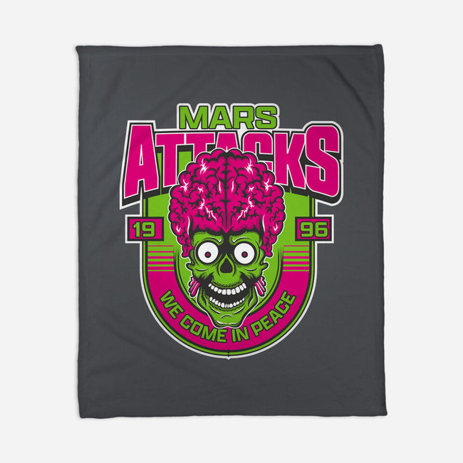 Mars Attacks We Come In Peace-None-Fleece-Blanket-CarloJ1956