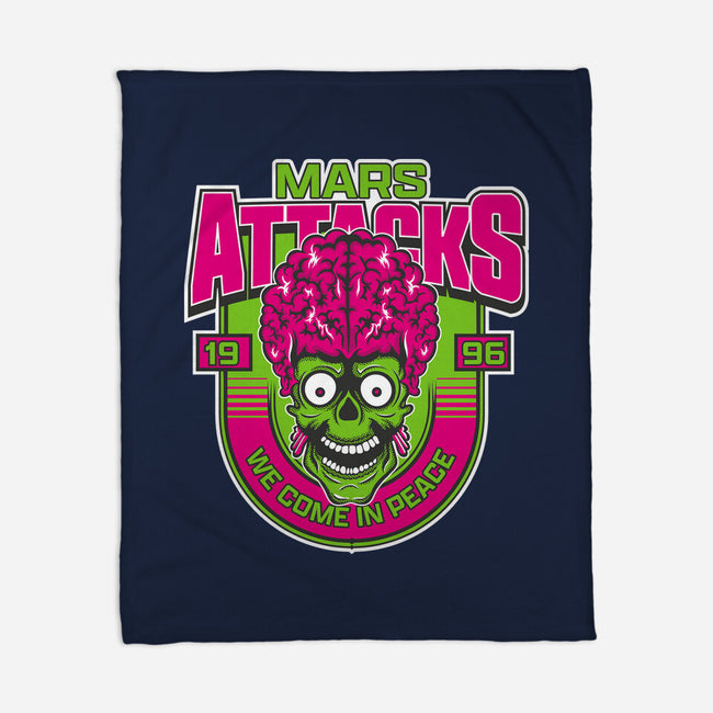 Mars Attacks We Come In Peace-None-Fleece-Blanket-CarloJ1956