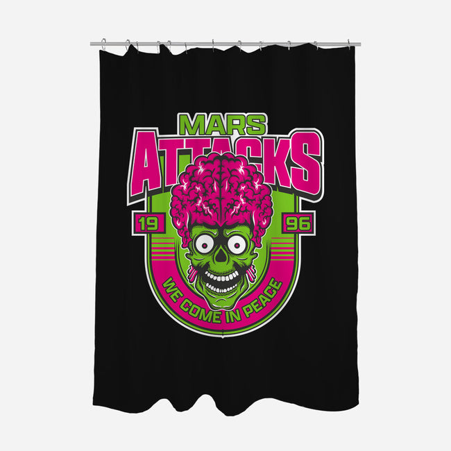 Mars Attacks We Come In Peace-None-Polyester-Shower Curtain-CarloJ1956