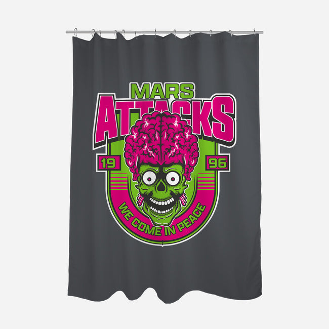 Mars Attacks We Come In Peace-None-Polyester-Shower Curtain-CarloJ1956
