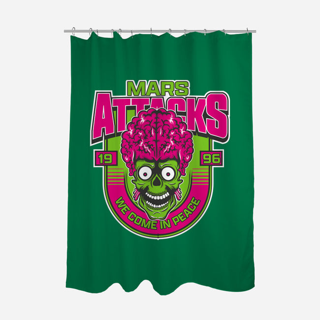 Mars Attacks We Come In Peace-None-Polyester-Shower Curtain-CarloJ1956