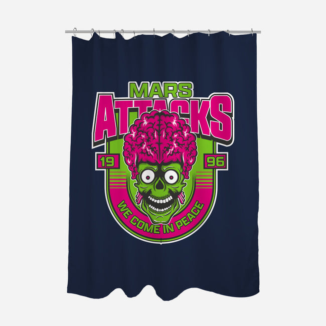 Mars Attacks We Come In Peace-None-Polyester-Shower Curtain-CarloJ1956