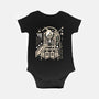 Cloudy With A Chance Of Bones-Baby-Basic-Onesie-BadBox