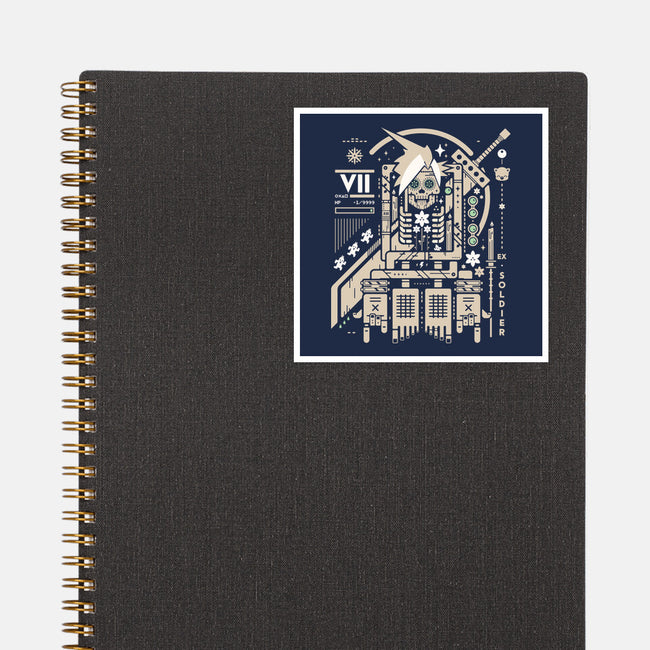 Cloudy With A Chance Of Bones-None-Glossy-Sticker-BadBox