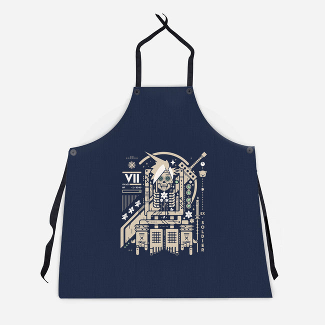 Cloudy With A Chance Of Bones-Unisex-Kitchen-Apron-BadBox