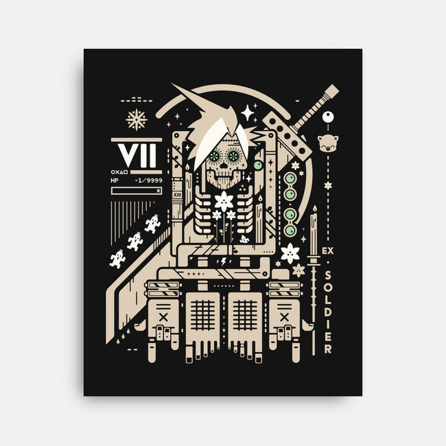 Cloudy With A Chance Of Bones-None-Stretched-Canvas-BadBox