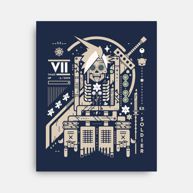 Cloudy With A Chance Of Bones-None-Stretched-Canvas-BadBox