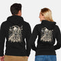 Cloudy With A Chance Of Bones-Unisex-Zip-Up-Sweatshirt-BadBox
