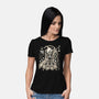 Cloudy With A Chance Of Bones-Womens-Basic-Tee-BadBox