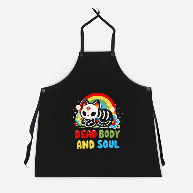 Dead Body And Soul-Unisex-Kitchen-Apron-Vallina84