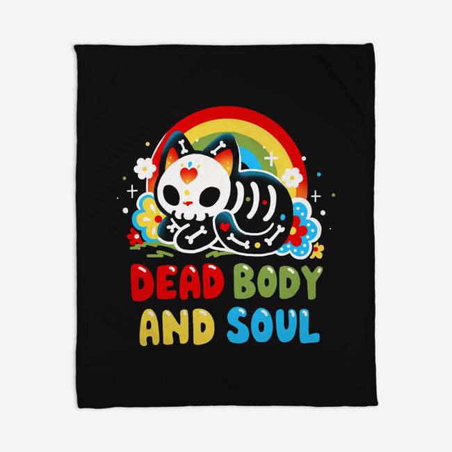 Dead Body And Soul-None-Fleece-Blanket-Vallina84