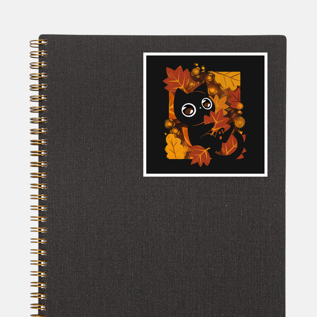 Van Gogh Autumn-None-Glossy-Sticker-ricolaa