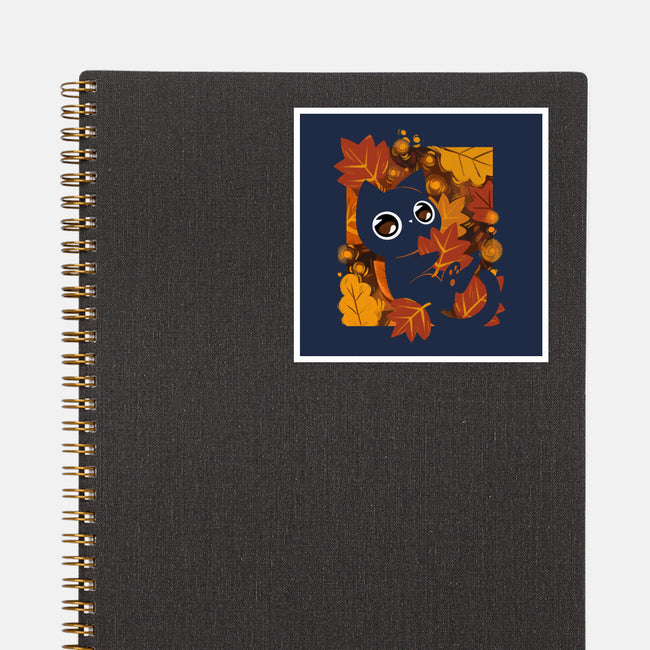 Van Gogh Autumn-None-Glossy-Sticker-ricolaa