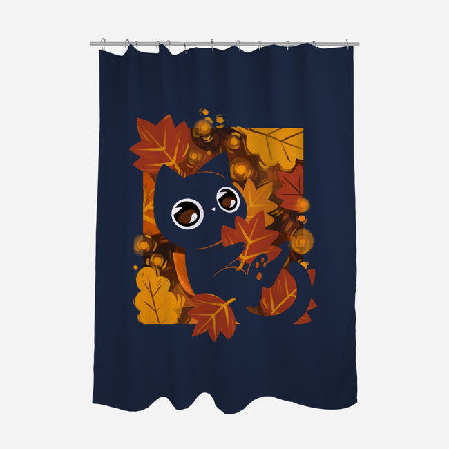 Van Gogh Autumn-None-Polyester-Shower Curtain-ricolaa