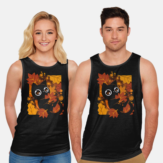 Van Gogh Autumn-Unisex-Basic-Tank-ricolaa