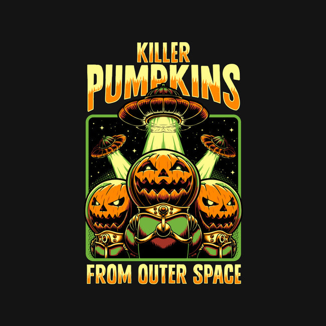 Halloween Pumpkin Space Movie-None-Polyester-Shower Curtain-Studio Mootant