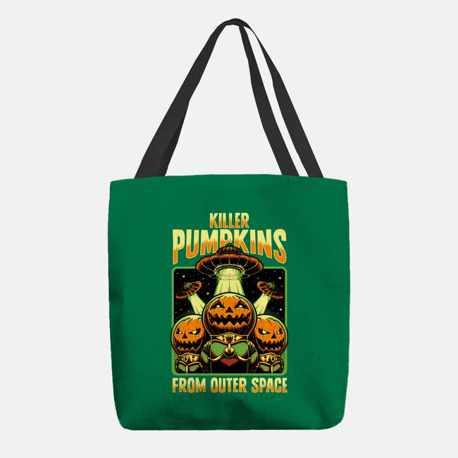 Halloween Pumpkin Space Movie-None-Basic Tote-Bag-Studio Mootant