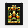 Halloween Pumpkin Space Movie-None-Matte-Poster-Studio Mootant