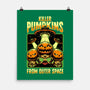 Halloween Pumpkin Space Movie-None-Matte-Poster-Studio Mootant