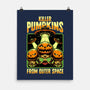 Halloween Pumpkin Space Movie-None-Matte-Poster-Studio Mootant