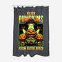 Halloween Pumpkin Space Movie-None-Polyester-Shower Curtain-Studio Mootant