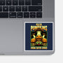 Halloween Pumpkin Space Movie-None-Glossy-Sticker-Studio Mootant