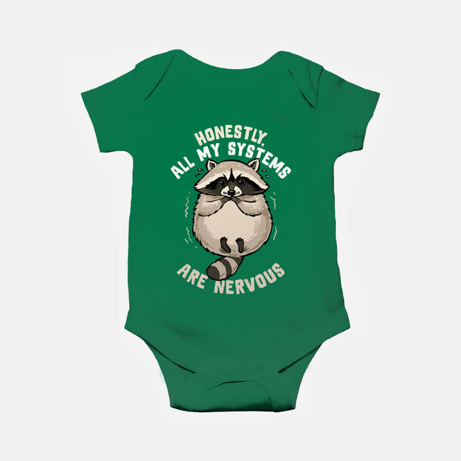 All Systems Are Nervous-Baby-Basic-Onesie-GoshWow