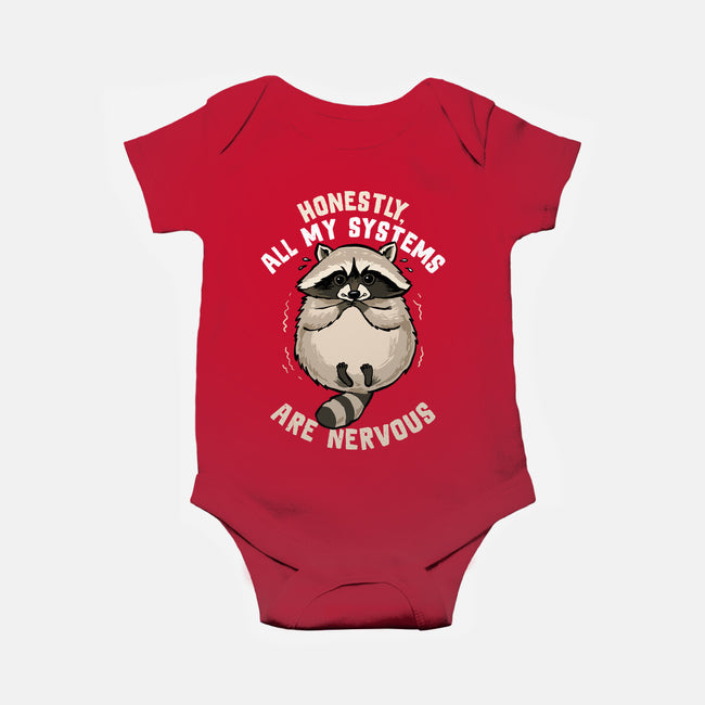All Systems Are Nervous-Baby-Basic-Onesie-GoshWow