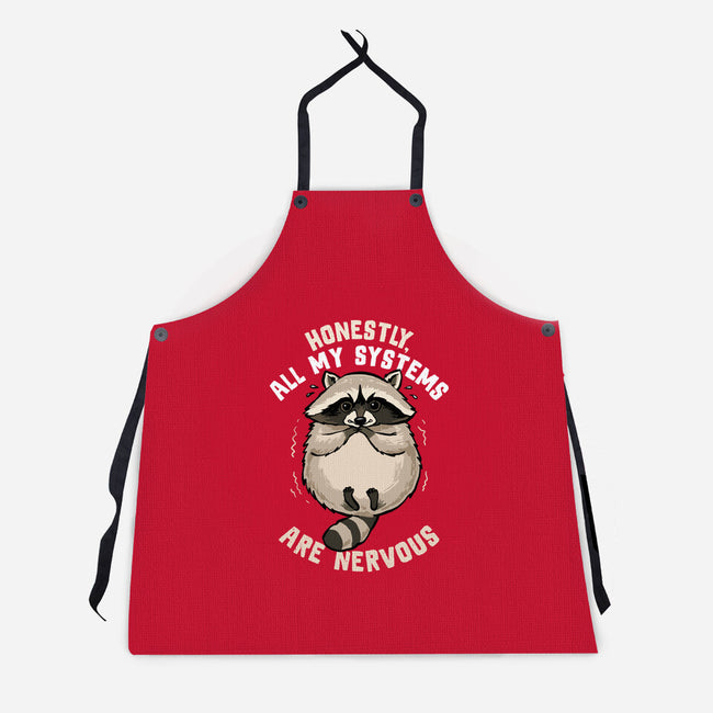 All Systems Are Nervous-Unisex-Kitchen-Apron-GoshWow