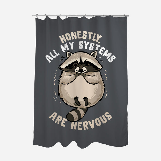 All Systems Are Nervous-None-Polyester-Shower Curtain-GoshWow