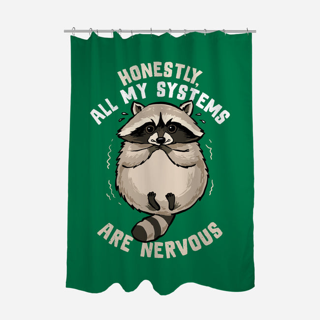All Systems Are Nervous-None-Polyester-Shower Curtain-GoshWow