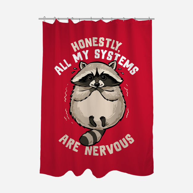 All Systems Are Nervous-None-Polyester-Shower Curtain-GoshWow
