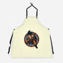 Rage Of The Saiyan-Unisex-Kitchen-Apron-glitchygorilla