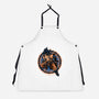 Rage Of The Saiyan-Unisex-Kitchen-Apron-glitchygorilla