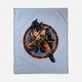 Rage Of The Saiyan-None-Fleece-Blanket-glitchygorilla