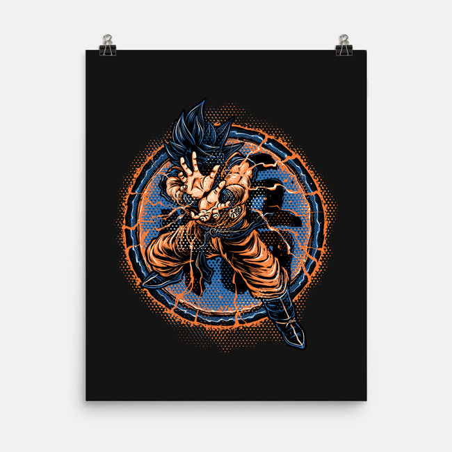 Rage Of The Saiyan-None-Matte-Poster-glitchygorilla