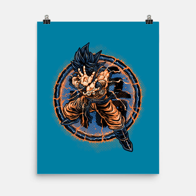 Rage Of The Saiyan-None-Matte-Poster-glitchygorilla