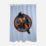 Rage Of The Saiyan-None-Polyester-Shower Curtain-glitchygorilla