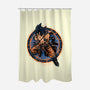 Rage Of The Saiyan-None-Polyester-Shower Curtain-glitchygorilla