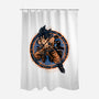 Rage Of The Saiyan-None-Polyester-Shower Curtain-glitchygorilla
