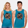 Rage Of The Saiyan-Unisex-Basic-Tank-glitchygorilla