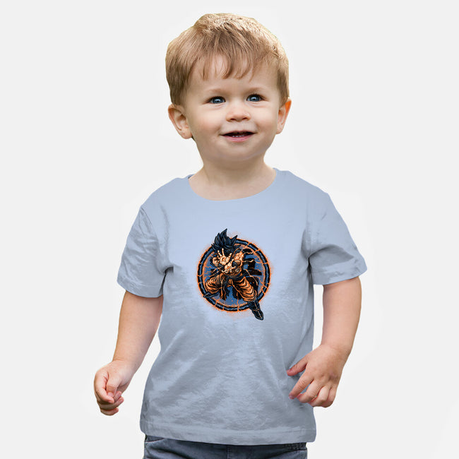 Rage Of The Saiyan-Baby-Basic-Tee-glitchygorilla