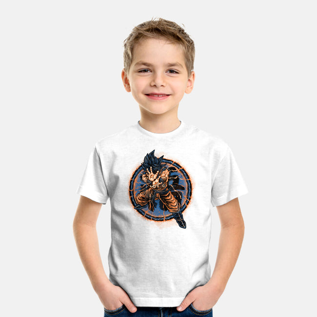 Rage Of The Saiyan-Youth-Basic-Tee-glitchygorilla