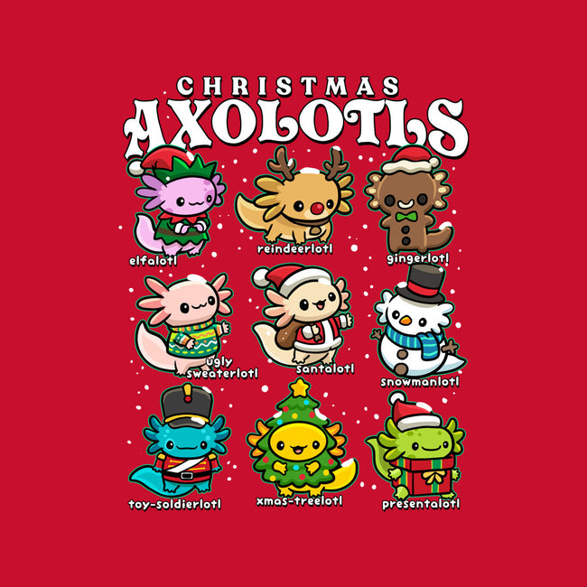 Christmas Axolotls-Unisex-Kitchen-Apron-GoshWow