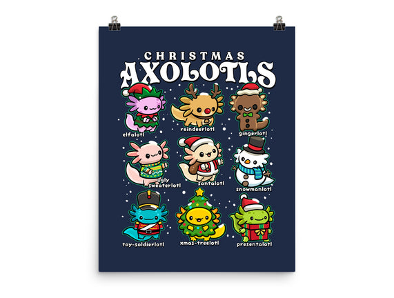 Christmas Axolotls