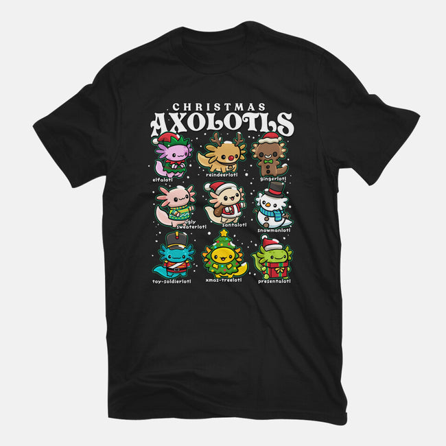 Christmas Axolotls-Mens-Premium-Tee-GoshWow