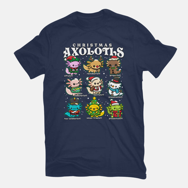 Christmas Axolotls-Mens-Premium-Tee-GoshWow