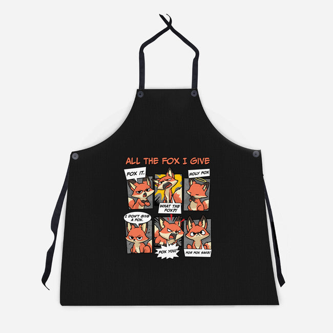 The Fox I Give-Unisex-Kitchen-Apron-GoshWow